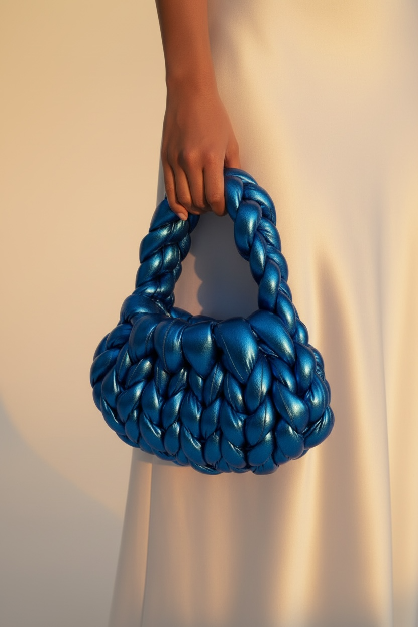 Sac Orion Bleu Chromée