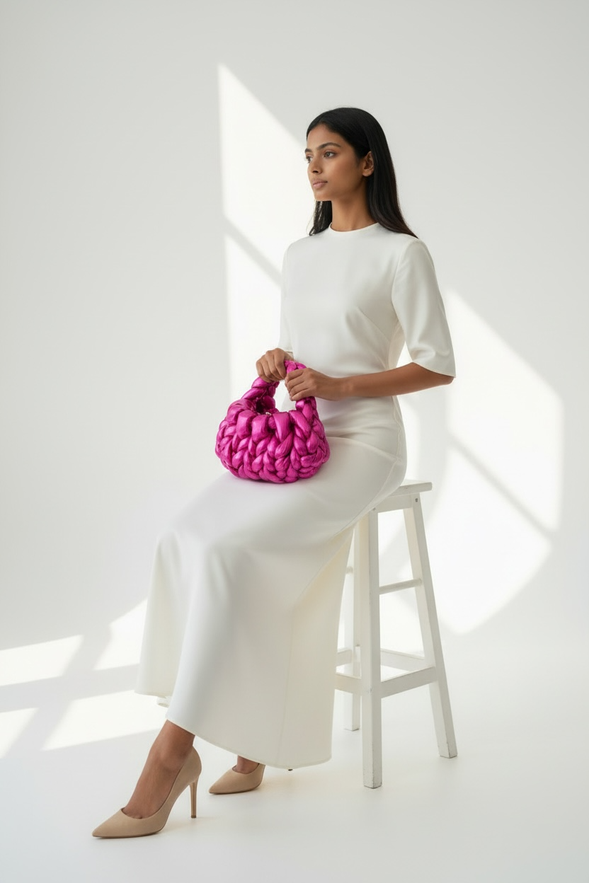 Sac Orion Rose chromé
