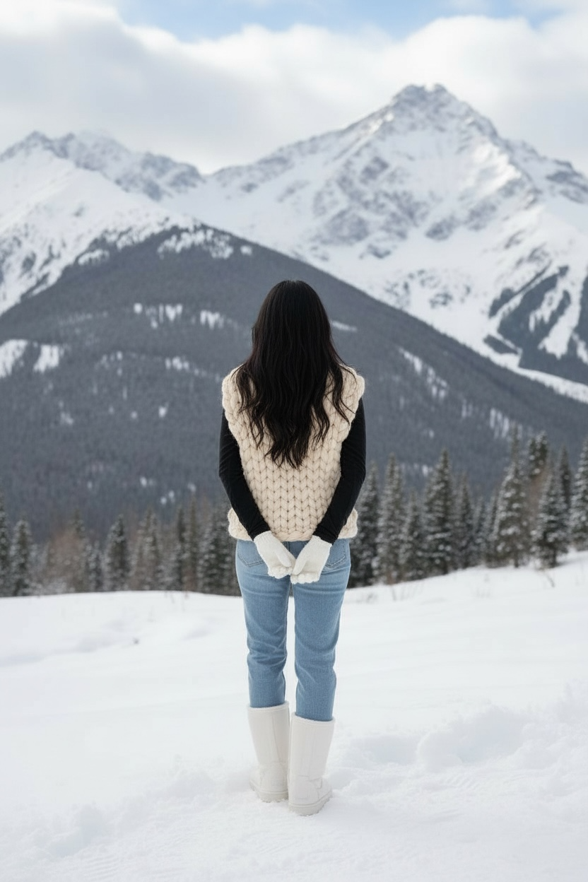 Veste Beige sans manches