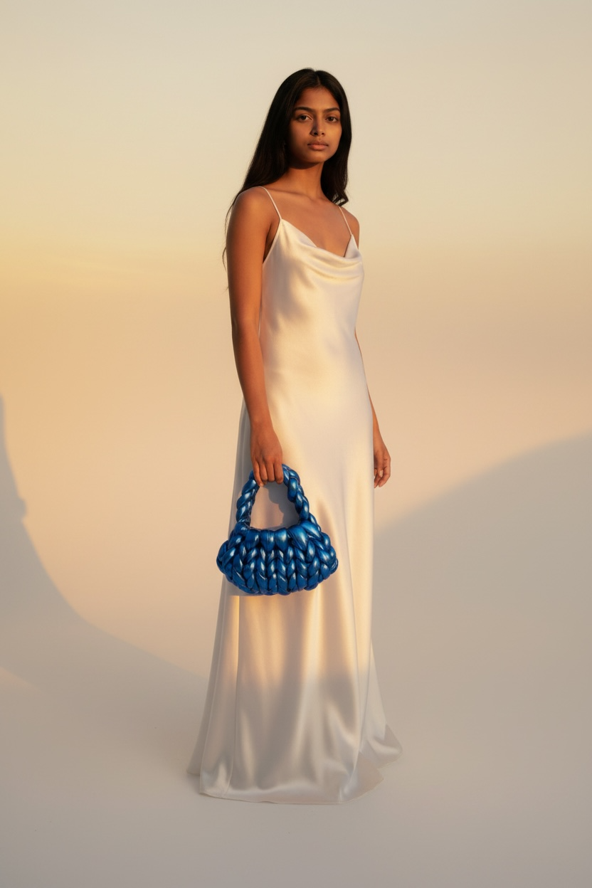 Sac Orion Bleu Chromée